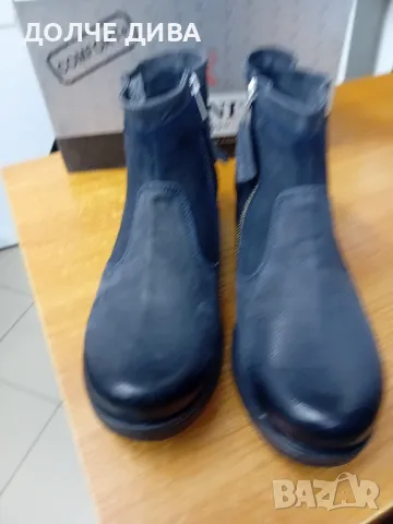 НАМАЛЕНИЕ ДАМ.БОТИ м 01 бордо,черни и сини естествена кожа, снимка 8 - Дамски боти - 47372932