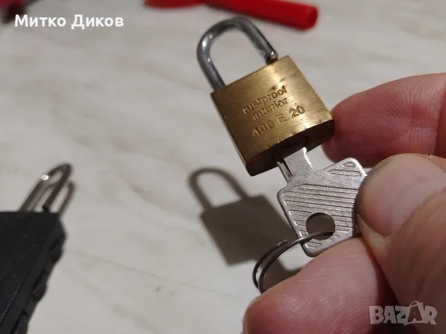 Катинарче Lifeventure TSA Mini Padlocks и друго нови, снимка 7 - Заключващи механизми, брави и катинари - 53798800