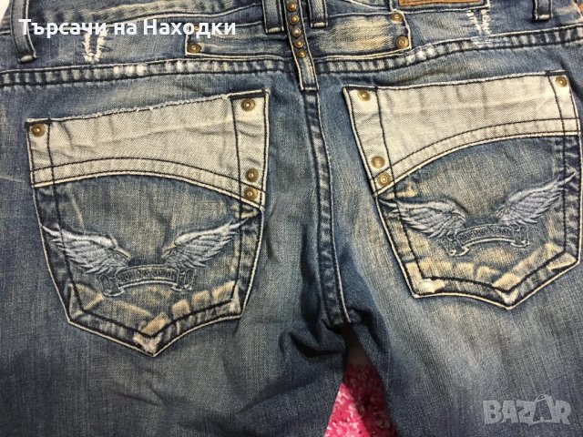 $224 Мъжки дънки Robin's Jean Mens 33x26 dark blue denim - classic super rare design