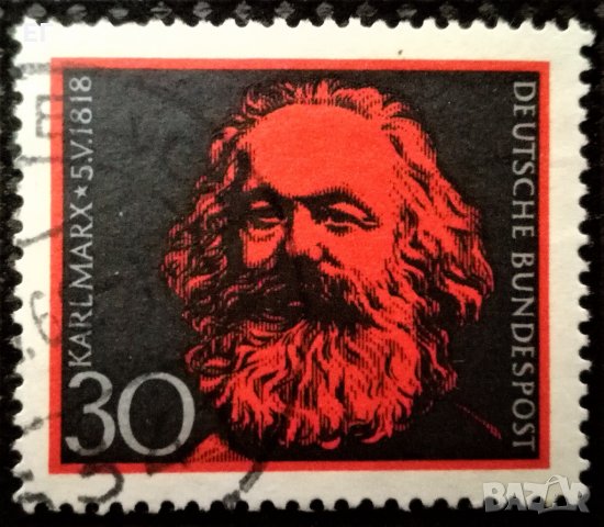 Германия, 1948-1992 г. - лот от 8 пощенски марки, 1*9, снимка 5 - Филателия - 31227983