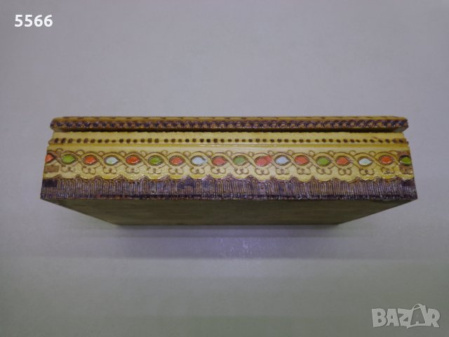 Стара дървена кутия за цигари – табакера, снимка 4 - Колекции - 31176757