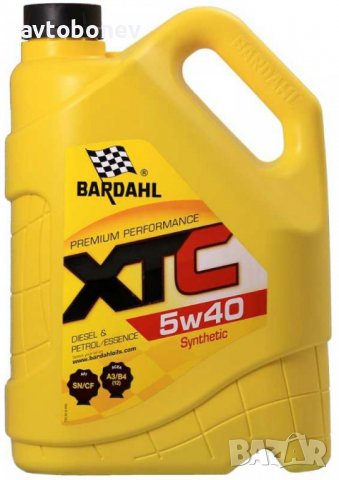 Синтетично двигателно масло BARDAHL XTC 5W40, снимка 3 - Части - 31242399