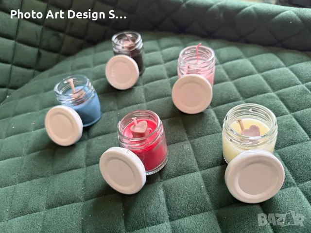 ~•°Бурканче с ароматна свещ °•~, снимка 8 - Декорация за дома - 48639505