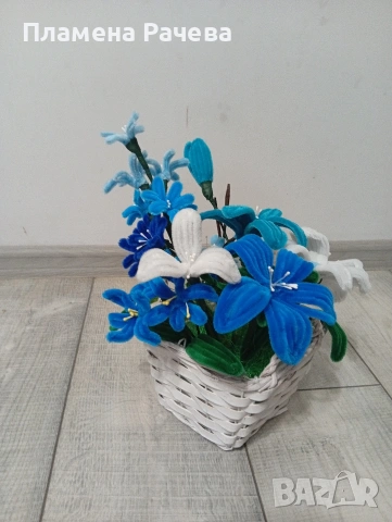 Букети от ръчно изработени цветя , снимка 4 - Арт сувенири - 54274109