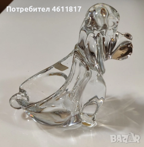 Кристална фигура Куче, снимка 7 - Колекции - 51933930