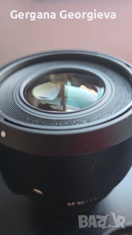 Samyang AF 50mm f/1.4 FE II – почти нов, Sony E-mount, снимка 2 - Обективи и филтри - 54159977