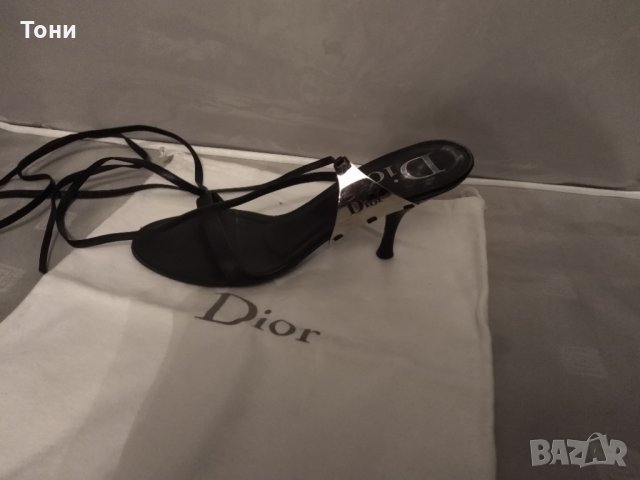Сандали Christian Dior  размер 36 1/2, снимка 18 - Дамски елегантни обувки - 29342159