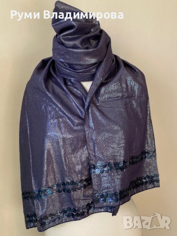 Блестящ шал/различни видове, снимка 11 - Шалове - 48547096
