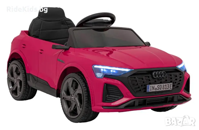 Audi SQ8 12V – Детски акумулаторен джип, Розов, EVA гуми, снимка 4 - Детски велосипеди, триколки и коли - 50418508