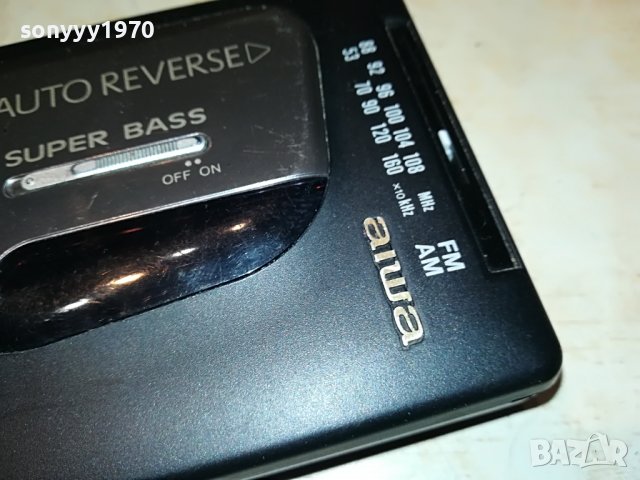 🛑AIWA HS-T29 WALKMAN REVERSE TAPE/RADIO 1909221900, снимка 6 - Радиокасетофони, транзистори - 38053309