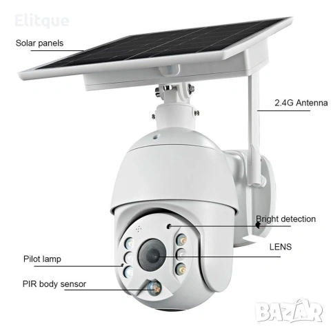 RBX-S10 Куполна камера SOLAR STAR, снимка 3 - Друга електроника - 53127651