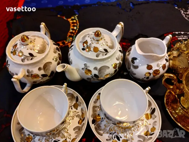 Много злато и красота, снимка 3 - Сервизи - 48168976