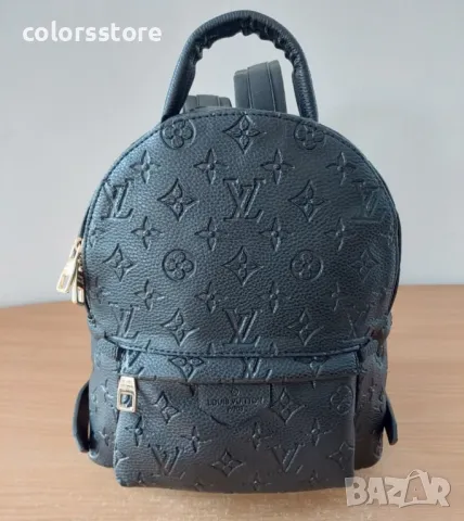 Черна раница  Louis Vuitton кодBSG70E, снимка 1 - Раници - 45006914