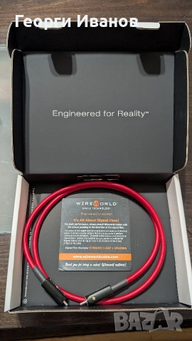 wireworld starlight 10 - 1 m coaxial rca audio cable, снимка 6 - Други - 54114988