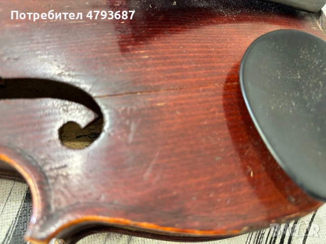 Стара ретро цигулка Medio Fino, снимка 9 - Антикварни и старинни предмети - 54165557