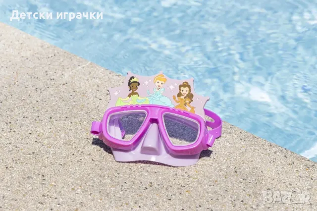 Детска маска за гмуркане Принцеси Princess, Bestway, UV защита, снимка 2 - Други - 50061815
