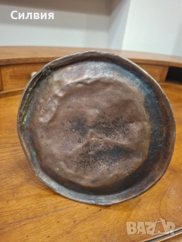 Антикварна медна кана, снимка 6 - Антикварни и старинни предмети - 53893024