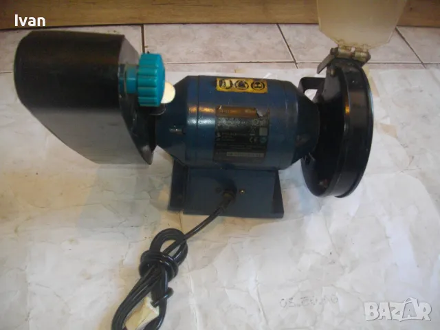 240 вата електрически КОМБИНИРАН ШМИРГЕЛ С ЛЕНТОВ ШЛАЙФ Einhell BT-US 240, снимка 9 - Други инструменти - 47338630