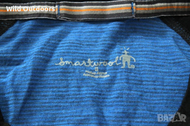 SMARTWOOL - мъжка мерино тениска, размер S, снимка 3 - Спортни дрехи, екипи - 54342638
