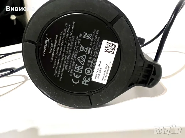 Микрофон HyperX SoloCast USB 4P5P8AA, снимка 2 - Микрофони - 56391990