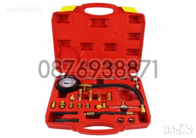 Професионален компресомер за измерване налягането на маслото и бензина, снимка 7 - Аксесоари и консумативи - 31845435