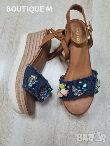 38н. Нови сандали на платформа-Dame Rose, снимка 3 - Дамски обувки на ток - 36956873