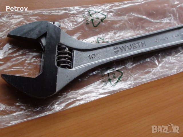 WÜRTH - Made in Germany - ЧИСТО НОВ ПРОФЕСИОНАЛЕН Раздвижен Ключ 10" (35 mm) - ORIGINAL GERMANY !!!!, снимка 4 - Гедорета - 44271279
