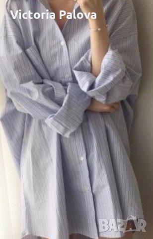 Много тънка голяма риза ETERNA, снимка 13 - Ризи - 31636957