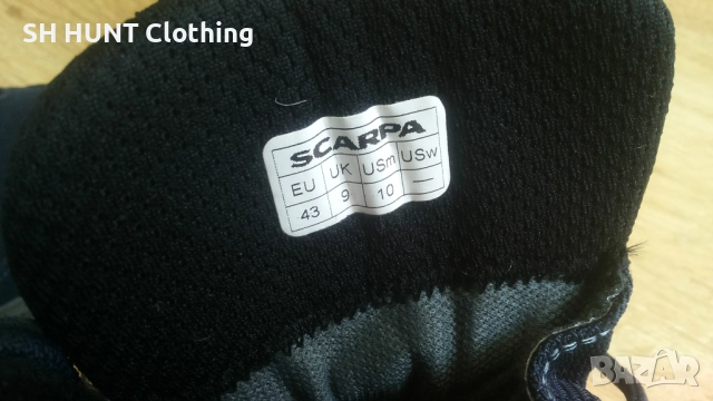 SCARPA GORE-TEX Leather Boots размер EUR 43 естествена кожа водонепромокаеми - 1421, снимка 17 - Мъжки боти - 52406426