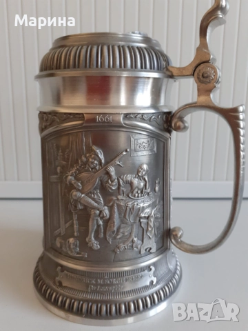 Халба за бира от калай "Рембранд" Antik*Vintage #89