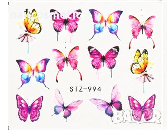 Атрактивни водни стикери за маникюр, снимка 11 - Продукти за маникюр - 23796115