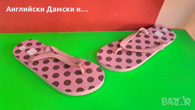 английски дамски джапанки-2цвята, снимка 1