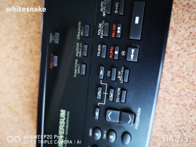 Universum Original remote Control for TV, VCR , снимка 4 - Дистанционни - 31361862