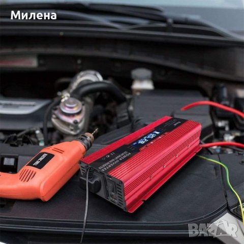 🧨 ИНВЕРТОР С ДИСПЛЕЙ 24V 2000W, снимка 2 - Друга електроника - 40466597