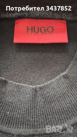 Мъжки пуловер HUGO BOSS – Размер L  , снимка 2 - Пуловери - 56359985