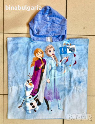 Детско пончо за момчета модел  "Frozen"   , снимка 2 - За банята - 18221497