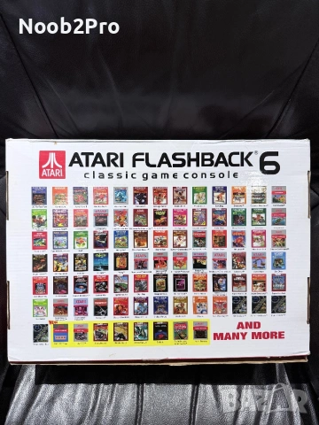 Atari Flashback 6 с кутия(BOXED) Безжични джойстици, снимка 2 - Други игри и конзоли - 53290378