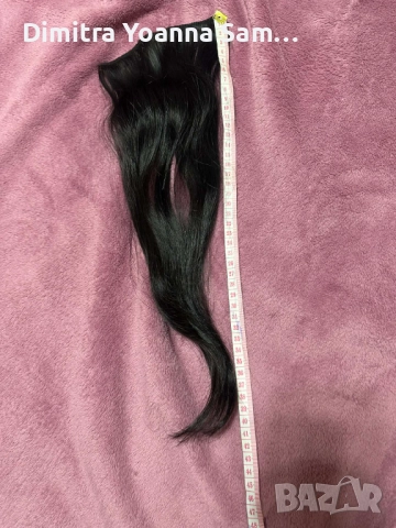 Екстеншъни естествена, тайландска коса, снимка 3 - Аксесоари за коса - 52672731