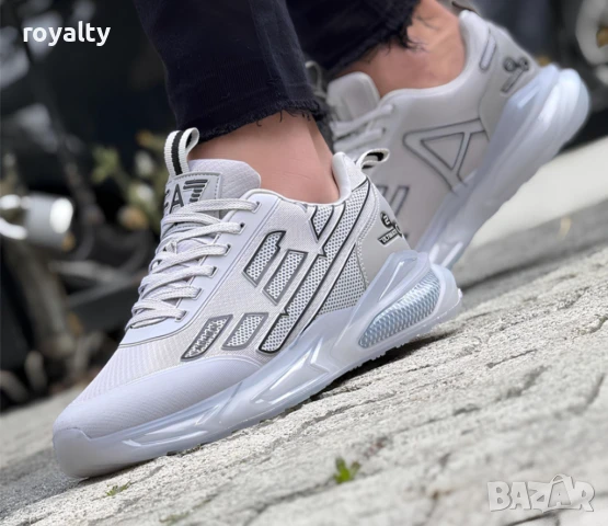 Emporio Armani 7 бели мъжки маратонки 