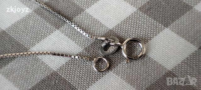 СРЕБЪРНО КОЛИЕ с ПЕРЛА 2.94 гр./ПРОБА 925, снимка 4 - Колиета, медальони, синджири - 44681472