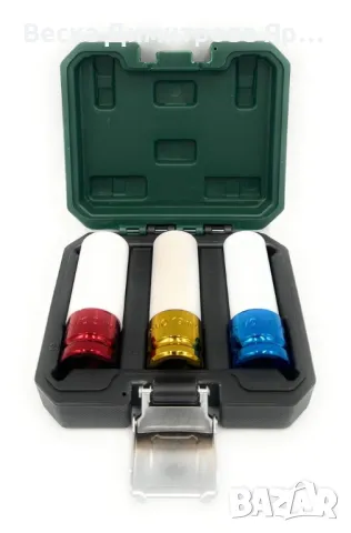 Професионален комплект ударни вложки 17/19/21 мм, снимка 5 - Други инструменти - 49144074