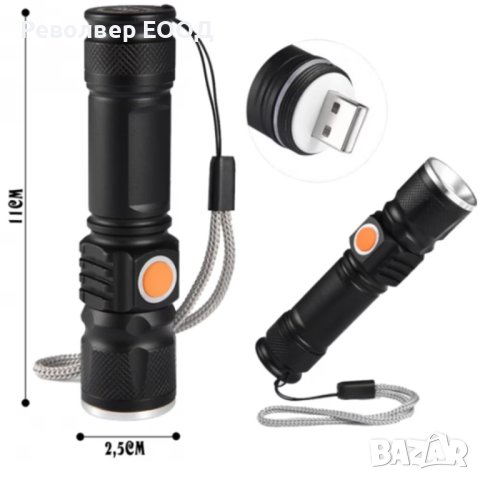 Фенер Cree BL-515, Li-ion 18650/USB, 1050 lumens, снимка 5 - Екипировка - 42078777