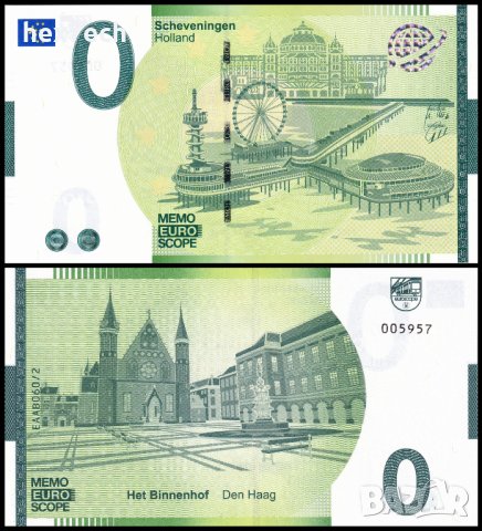 ❤️ ⭐ Холандия 2022 0 евро Scheveningen Holland UNC нова ⭐ ❤️