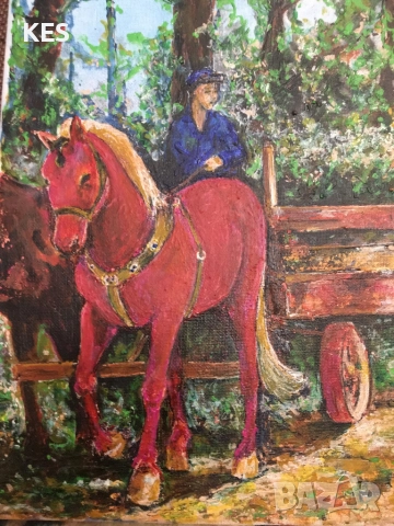 Червените кончета, снимка 3 - Картини - 52794301