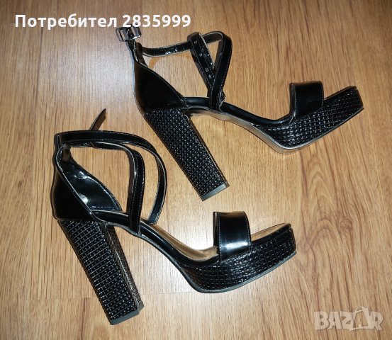 Дамски стилни сандали на ток, снимка 2 - Сандали - 31889197