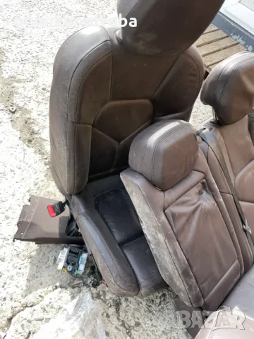 Кафяв Кожен Салон Porsche Cayenne 3.0D 92A/EG22/2012, снимка 5 - Части - 49653682