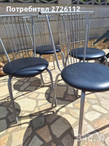 Столове метални 4бр., снимка 3 - Столове - 51570183
