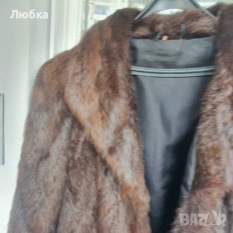 Дамско палто, естествен косъм, снимка 8 - Палта, манта - 56247067
