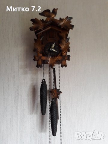 Стенен дървен  часовник с кукувичка, снимка 6 - Антикварни и старинни предмети - 30270708