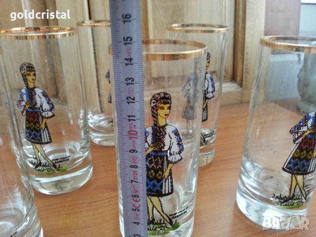 Стъклени чаши, снимка 6 - Антикварни и старинни предмети - 36982718